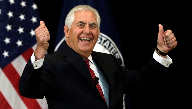 美国,蒂勒森,外交政策