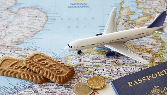 比利时焦糖饼干,达美航空