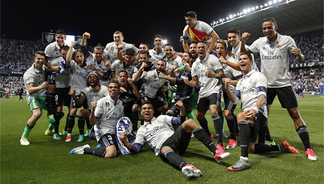 收官战C罗闪击破门锁定胜局 皇马时隔五年再度加冕西甲冠军
