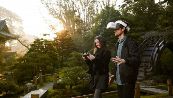 大疆飞行眼镜测评：除了飞行 竟然还能看电影？