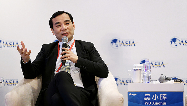 吴小晖称安邦现金流充足 继续寻求比利时投资机会