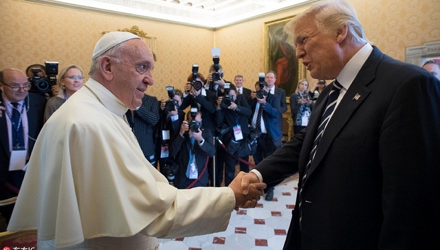 教皇向特朗普赠送“橄榄树” 希望他构建和平