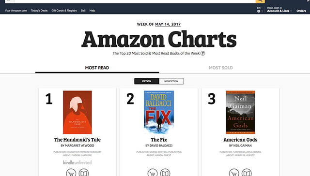 亚马逊排行榜对出版行业意味着什么？