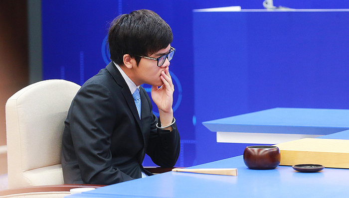 AlphaGo,柯洁,人机大战,连败,总比分,三番棋,比赛,执白中盘,围棋,桐乡