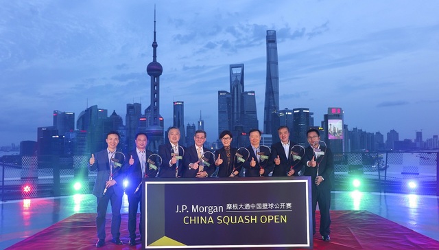2017摩根大通中国壁球公开赛发布会在沪召开