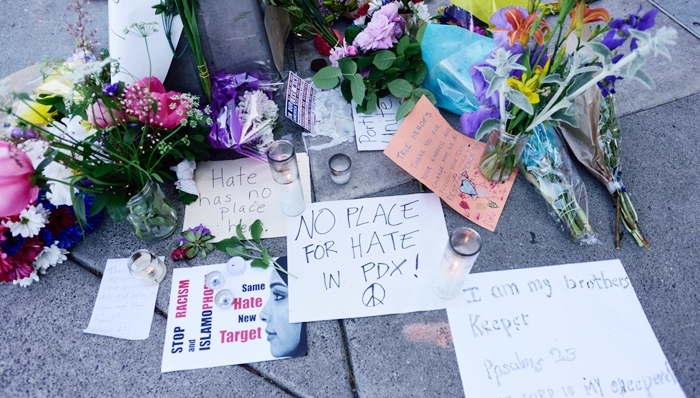 穆斯林,波特兰,火车,刺死,美国