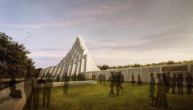 印度神庙,甘地讷格尔,现代设计