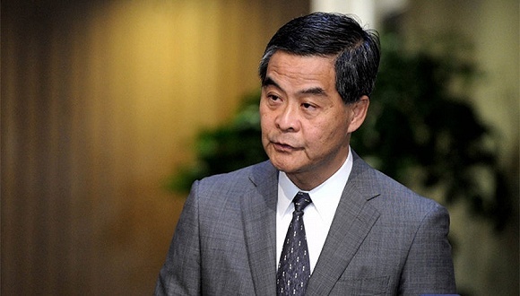 梁振英最后问答侧记 楼市、土地与香港内地融合