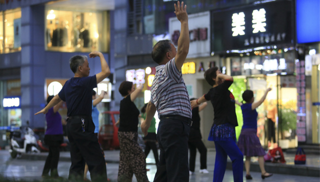 广场舞,,城市空间,,历史
