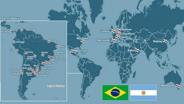 113年跨越五大洲19个国家 巴阿大战真正成国际性赛事