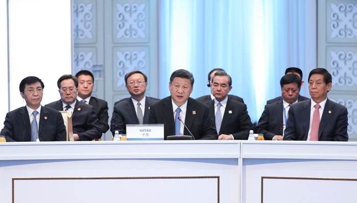 习近平,共同体意识,一带一路,阿斯塔纳,纳扎尔巴耶夫,元首,光明之路,睦邻友好合作条约,视频短片,中