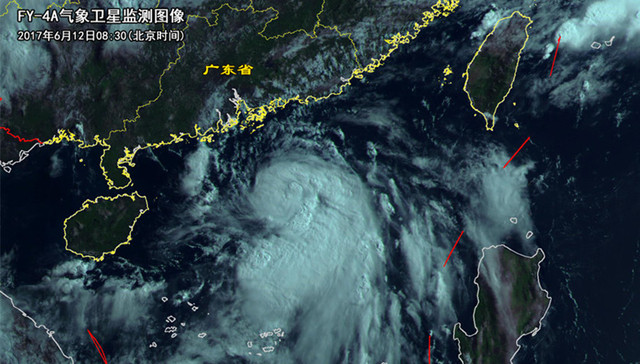 台风,苗柏,登陆广东