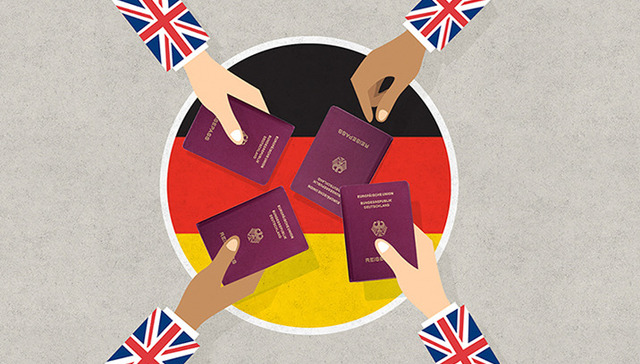 移民成了英国人未雨绸缪的选择 成为德国公民的人数破历年记录