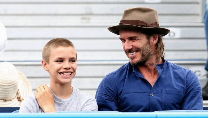 【体育明星日常】小贝携子吃零食看网球赛 C罗调侃J罗新发型“太丑”