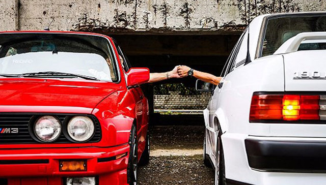 文化|传奇二次方 E30 M3 vs 190E