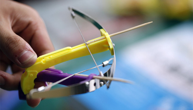 牙签弩,学校,中小学生