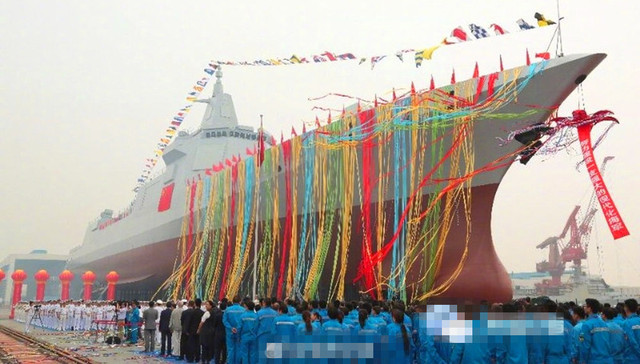 中国海军,驱逐舰,下水