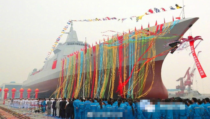 中国海军,驱逐舰,下水