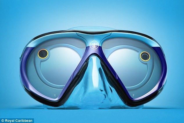【行李】卖邮轮的皇家加勒比做了一款潜水面具 在水下就能上传照片到Snapchat