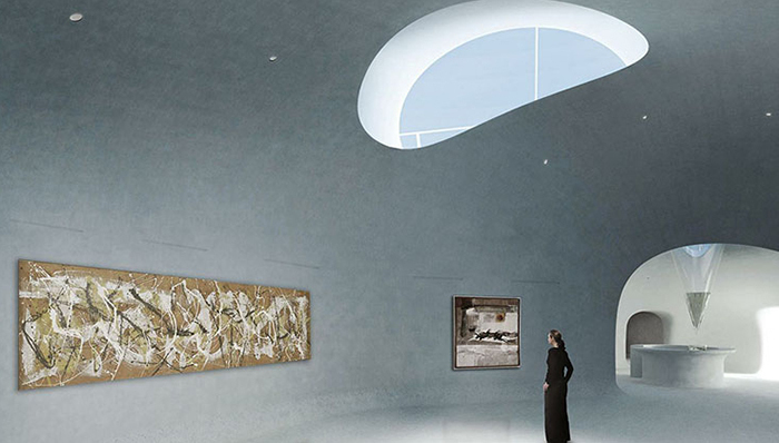 2017德国 Iconic 设计奖“海边的对话”，把大海和沙丘连在一起