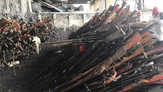 枪支,管制刀具,集中销毁