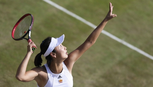 金花独苗彭帅0-2憾负世界第二 中国女单全部告别温网赛场