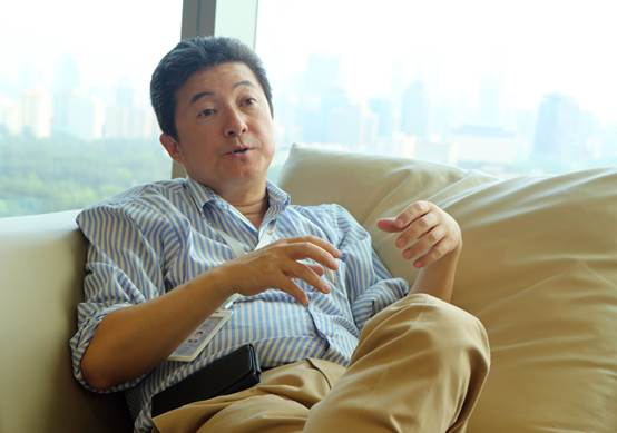 张首晟接受本网记者采访。赵永新摄