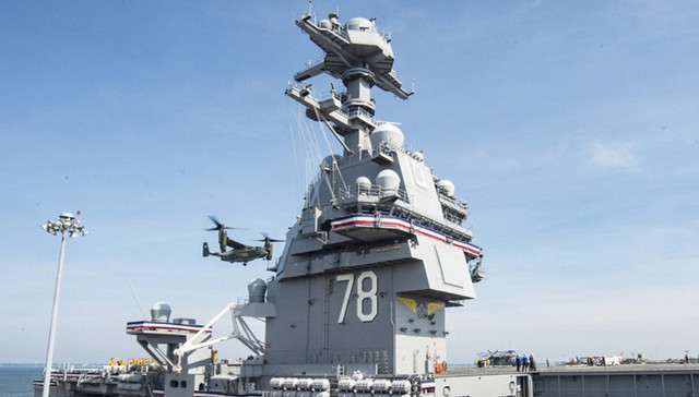 福特级航母“新”在哪里？用触摸屏就能操控