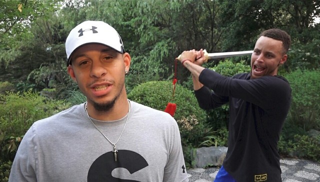 【体育明星日常】库里兄弟恶搞《权力的游戏》 吉诺比利发图调侃秃顶