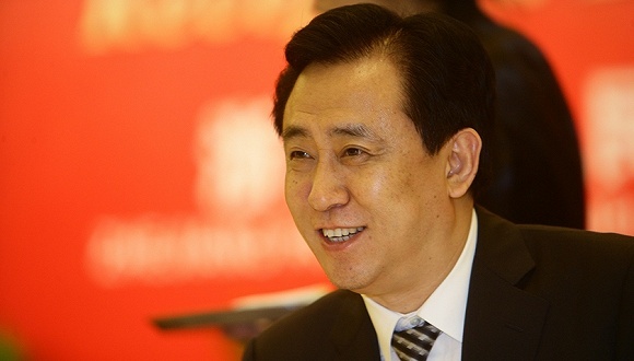 许家印、王健林、股价大涨