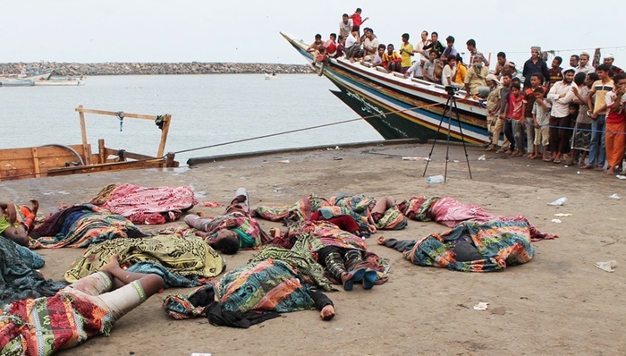 也门,沙特,难民船,霍乱