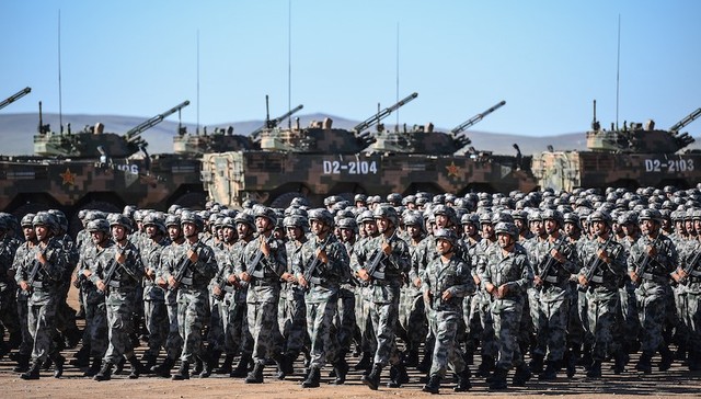 外媒,中国,大阅兵,维护和平,坚定信心