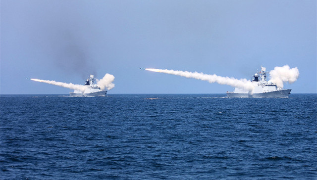 三大舰队,黄海渤海,实弹演习