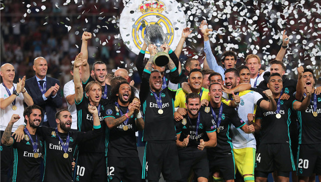 C罗替补无碍卫冕 皇马2-1曼联捧得欧洲超级杯