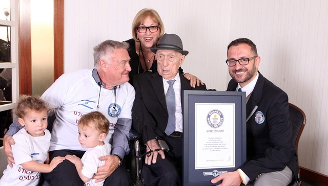 最长寿,男子,以色列,大屠杀