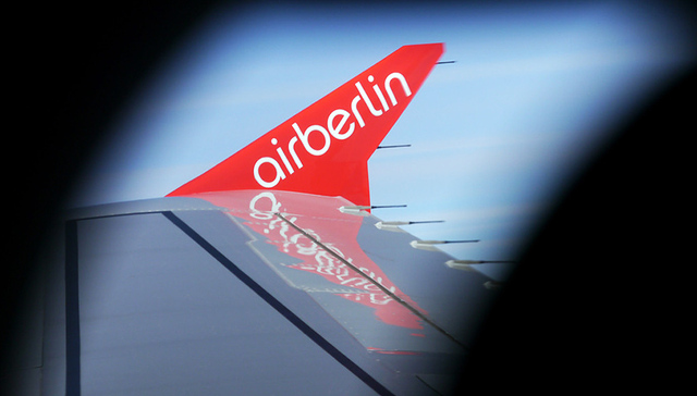 柏林航空宣布破产 阿提哈德又甩掉一个包袱