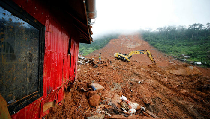 塞拉利昂,泥石流