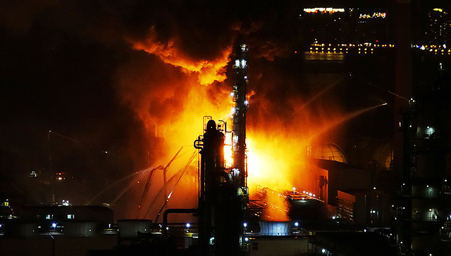 中石油大连石化火灾因原料泵泄漏引发