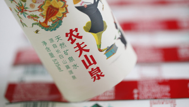 农夫山泉,依云,利乐,统一