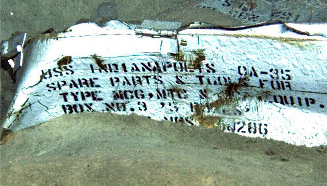 美军二战运送原子弹部件的巡洋舰残骸被发现