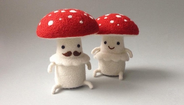 羊毛毡玩偶,手工制作