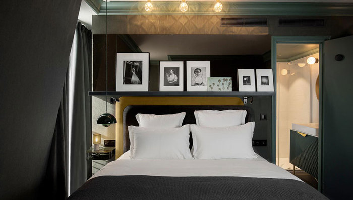 酒店,巴洛克风格,种植,住宿,复古,露台,艺术作品,住宅,pernety,rue