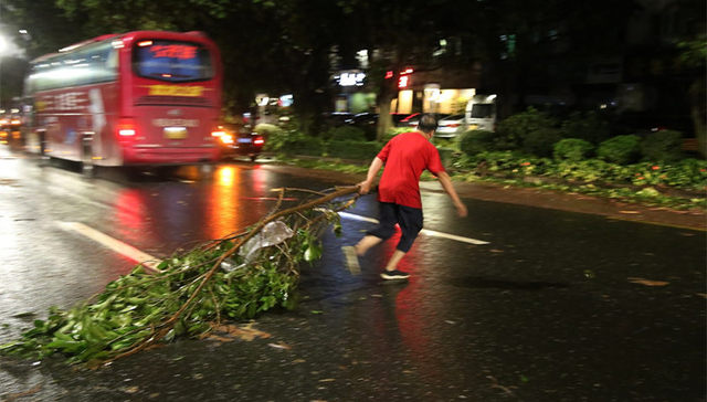 台风“天鸽”已造成17人遇难 目前广东中山港已全面复航