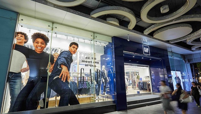GAP在上海开了一家全国最大店 但感觉更像一个休闲娱乐中心