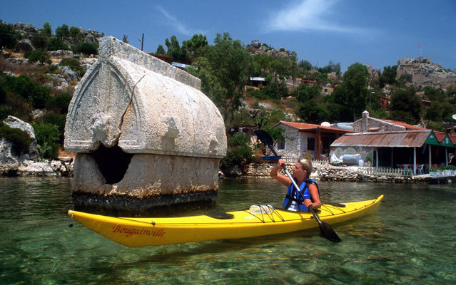 古城,Kekova,潜水,土耳其旅游,遗址