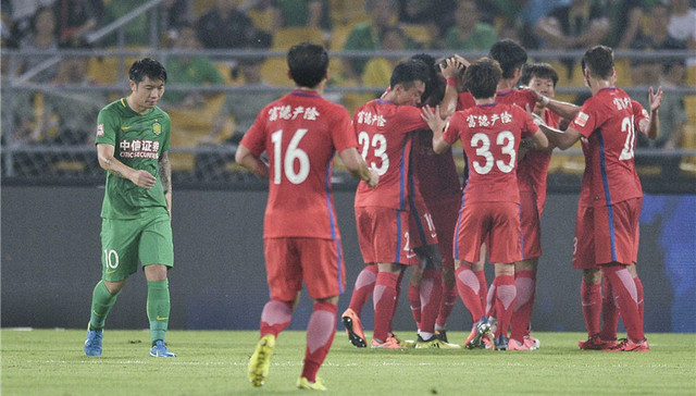 中超第24轮：国安延边演进球大战 广州恒大5连胜冲刺冠军