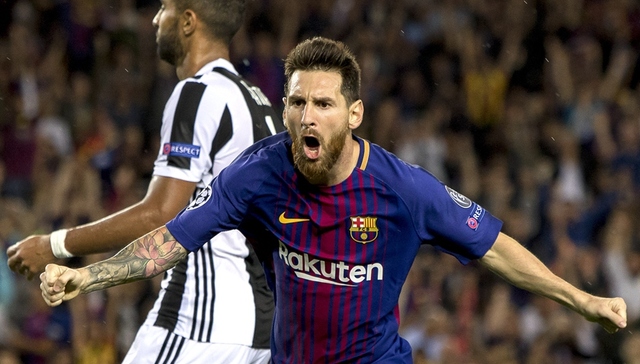 【视频】欧冠小组赛首轮：五大豪门大胜开局 梅西双响助巴萨复仇尤文