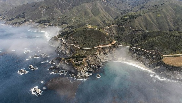 泥石流掩埋了加州大苏尔 却吸引了更多的徒步旅行者