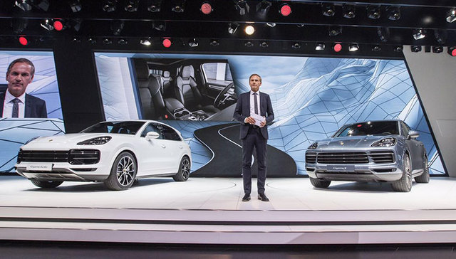 本届法兰克福车展上保时捷带来了最强版卡宴