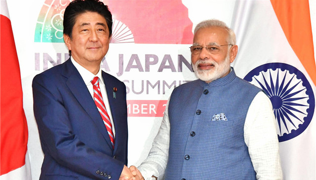 安倍莫迪联合声明：日印将共同打击巴基斯坦武装组织